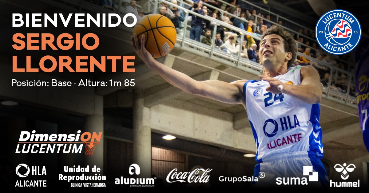 Sergio Llorente regresa al HLA Alicante y firma un contrato por un mes con la entidad alicantina