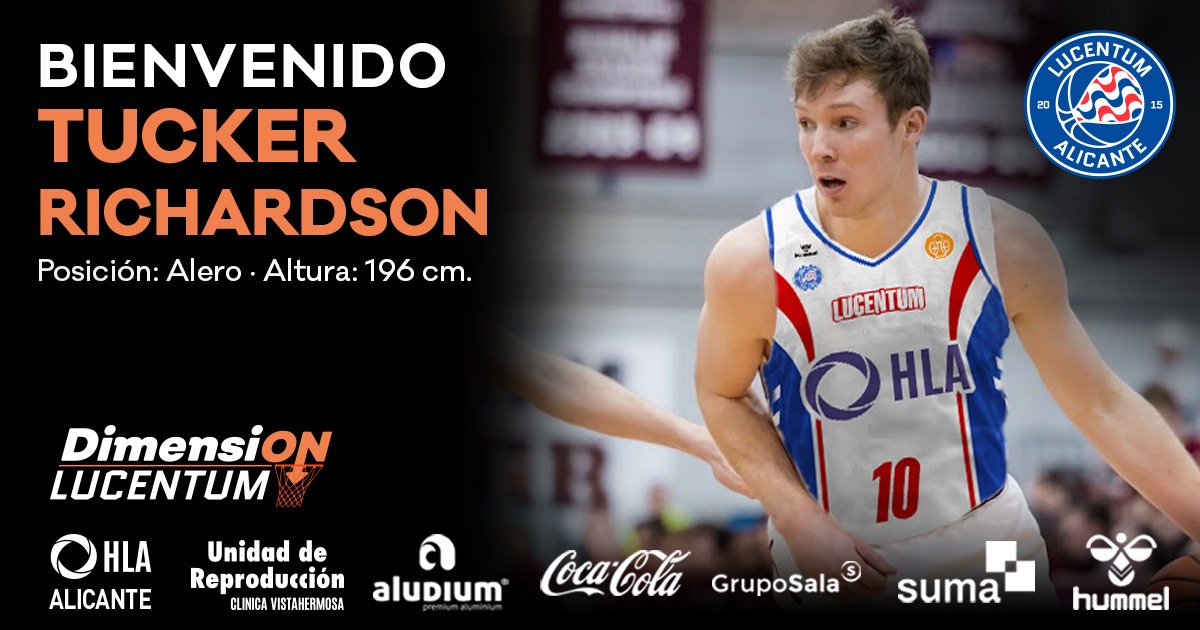 El HLA Alicante incorpora a Tucker Richardson a su plantilla