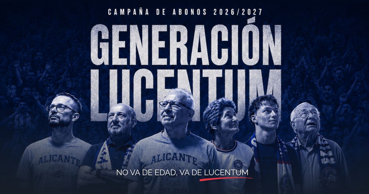 Lucentum Alicante presenta su campaña de abonos 2026/27 bajo el lema «Generación Lucentum» 