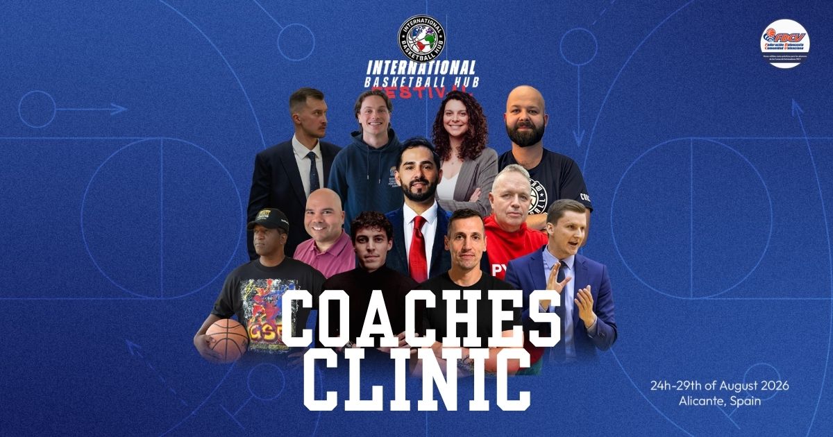 El International Basketball HUB Festival reunirá en Alicante a más de 100 entrenadores y jugadores de 18 países